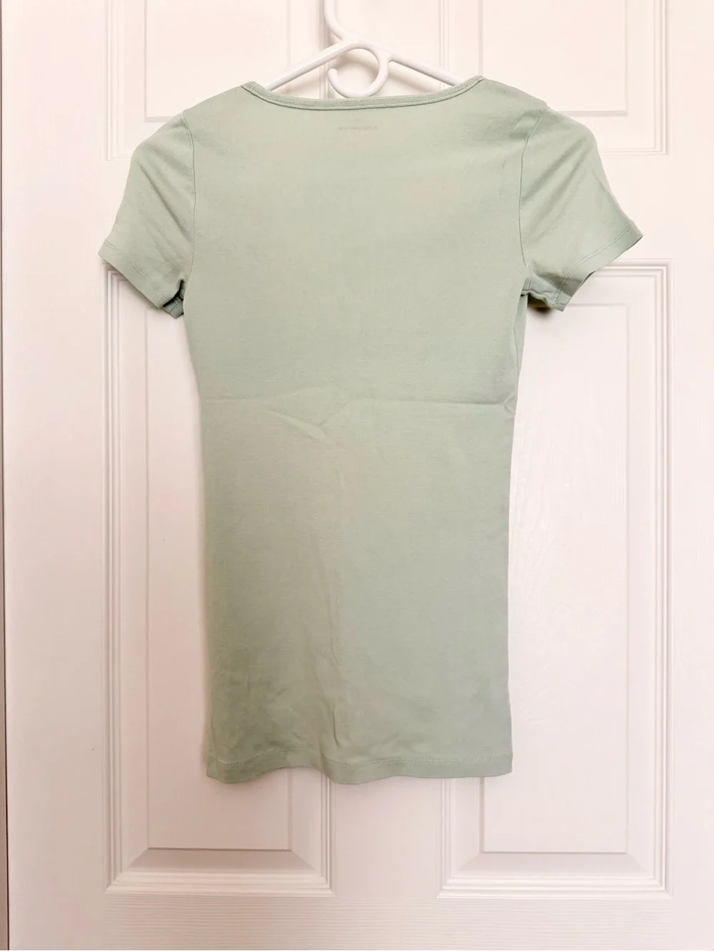 J. Crew Sage Green Scoop Neck Short Sleeve Tee